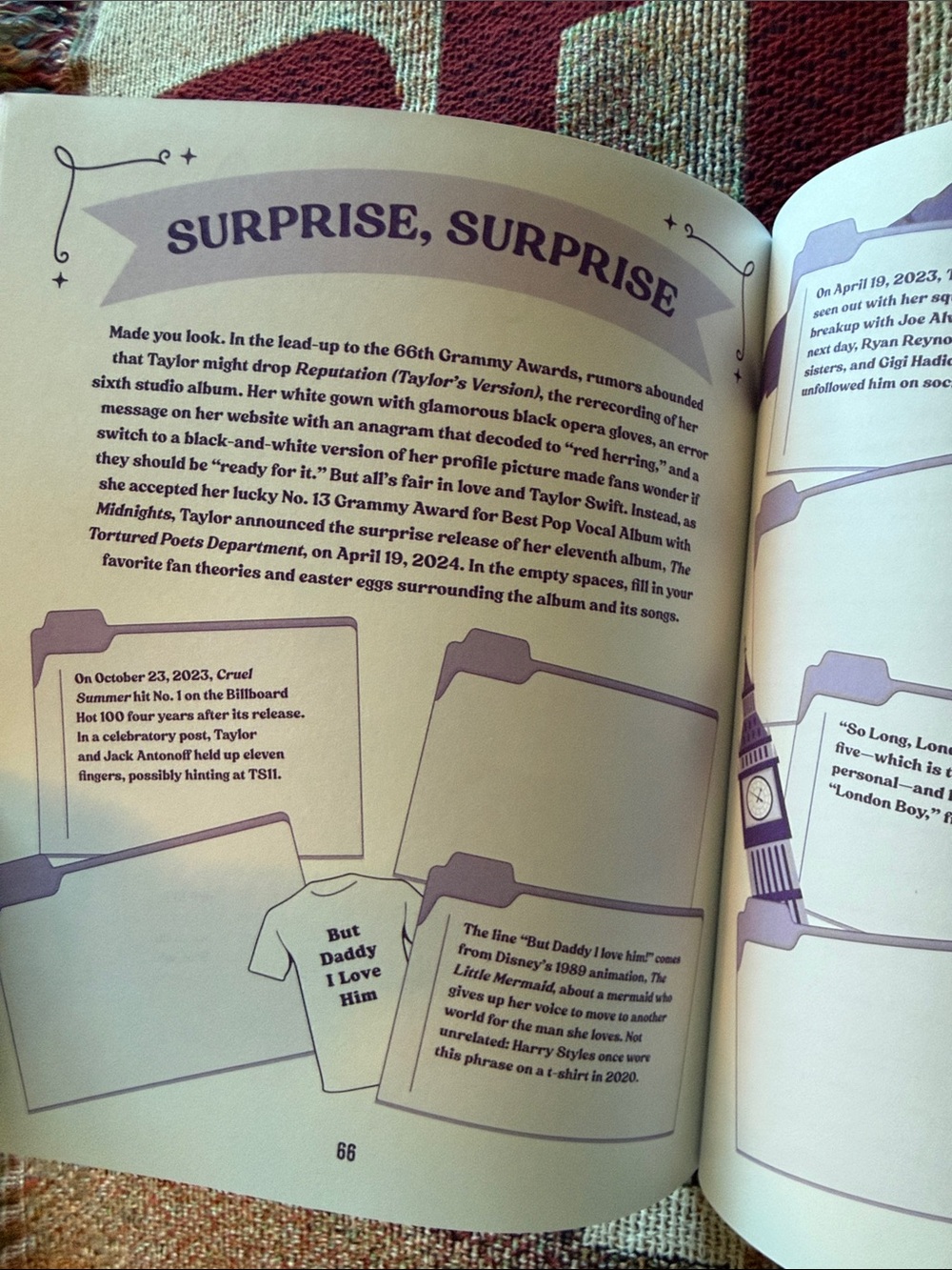 Taylor Swift Activity Book Coloring Crossword Puzzle Games Trivia Swiftie Gift - Picture 3 of 7